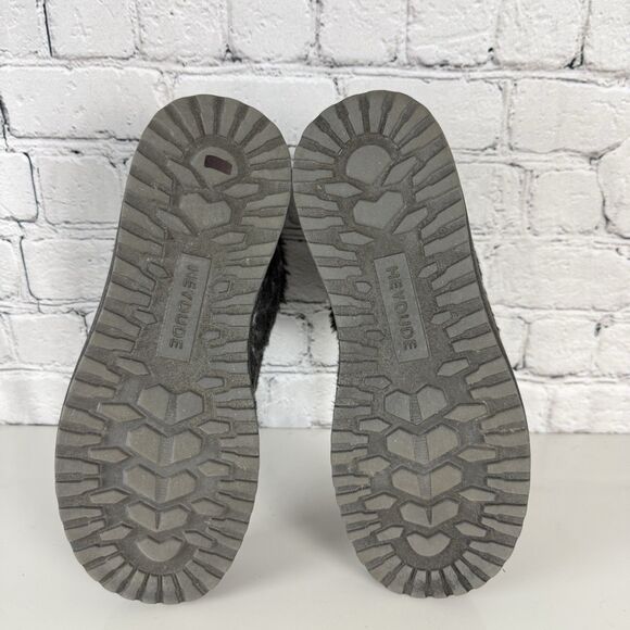 Hey Dude Denny Moccasins Sweater Boots Women 8 Marble Grey Slip On Lightweight - Picture 12 of 13